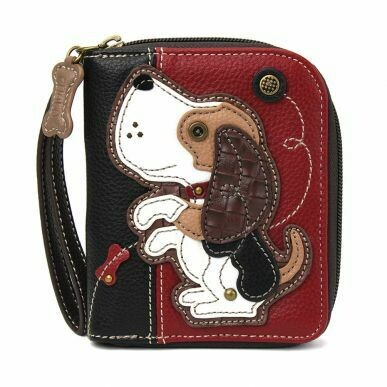Chala Handbag - Dog Zip Around Wallet
