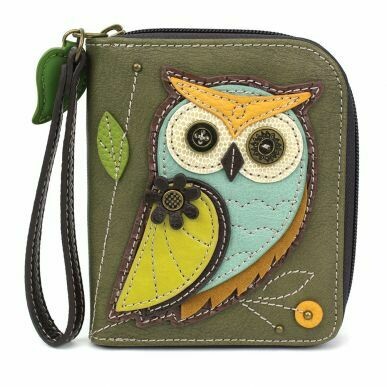 Chala Handbag - Owl Zip Around Wallet