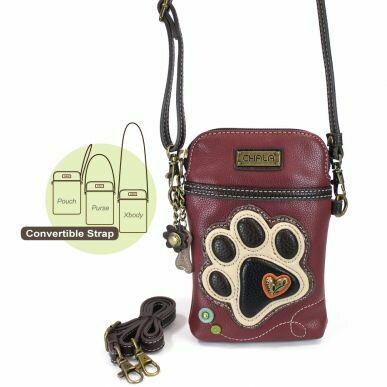 Chala Handbag - Paw Print Cell Phone Crossbody
