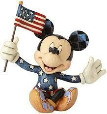 Disney - Jim Shore Mini Patriotic Mickey Mouse