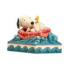 Jim Shore - Peanuts Snoopy &amp; Woodstock in Floatie