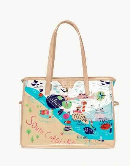 Spartina - South Carolina Clear Beach Tote