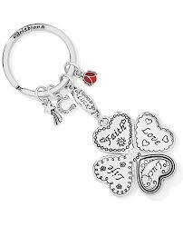 Brighton - Lucky Clover Heart Key Fob