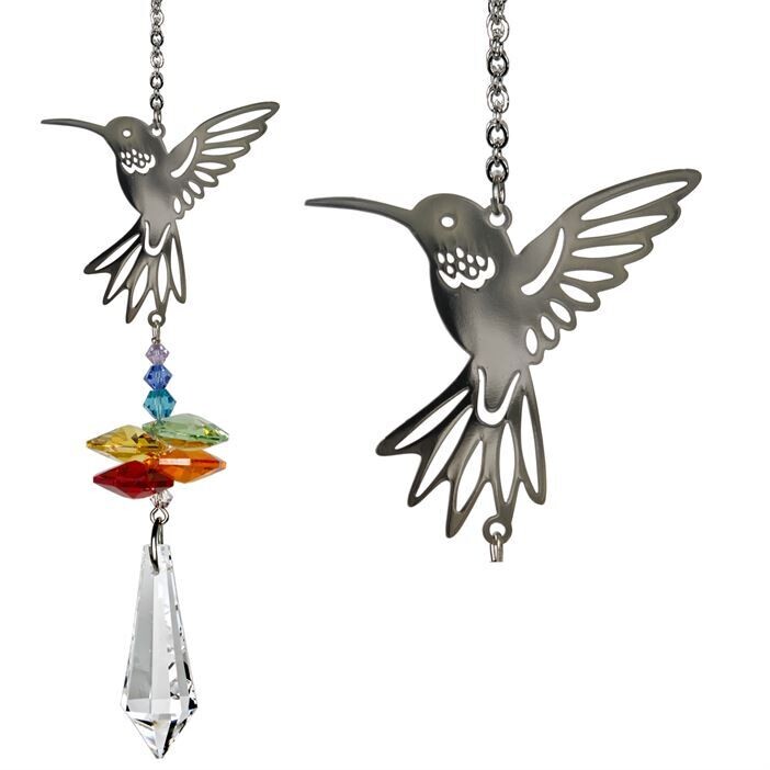 Crystal Fantasy Suncatcher- Hummingbird