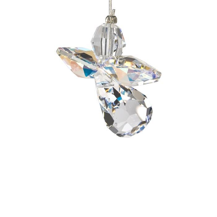 Crystal Guardian Angel Suncatcher-Aurora Borealis April