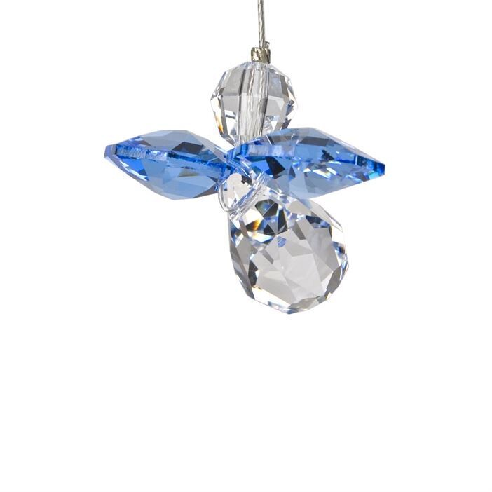 Crystal Guardian Angel Suncatcher-Sapphire September