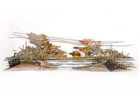 Large Dunes Metal Wall Art