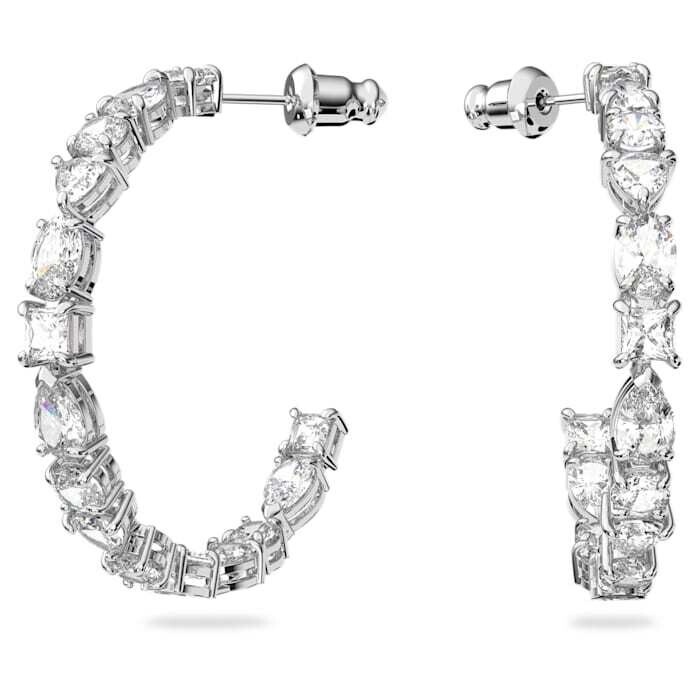 Swarovski - Tennis Deluxe Hoop Earrings