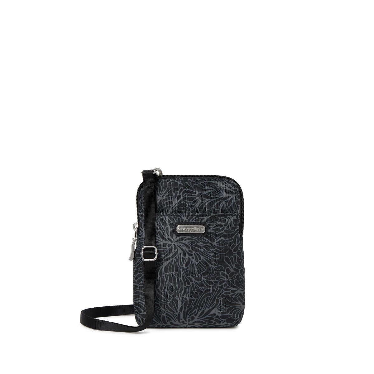Baggallini- Take 2 Bryant Crossbody- Midnight Blossom