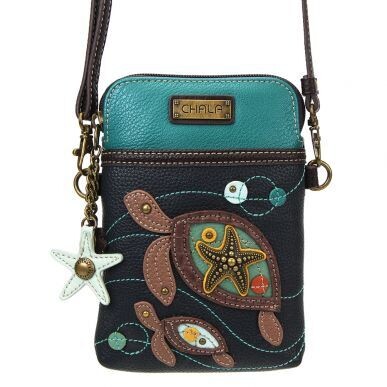 Chala Handbag -  2 Turtles Cell Phone Crossbody