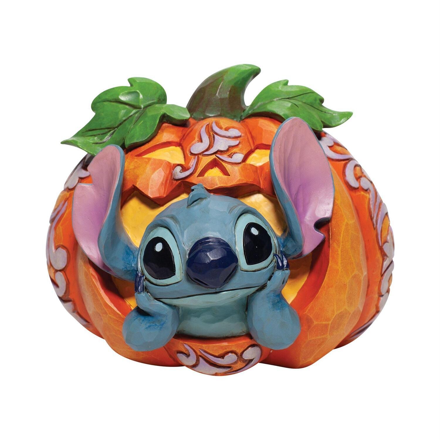 Disney - Jim Shore Stitch in Jack O Lantern