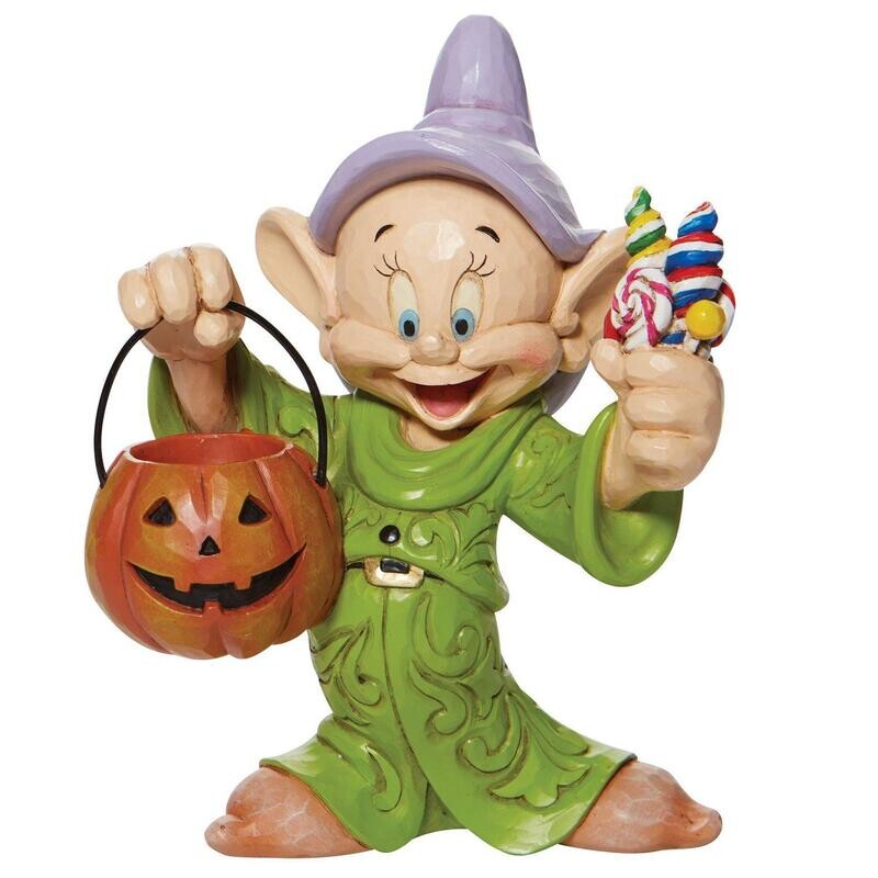 Disney - Jim Shore - Dopey Halloween with Pumpkin