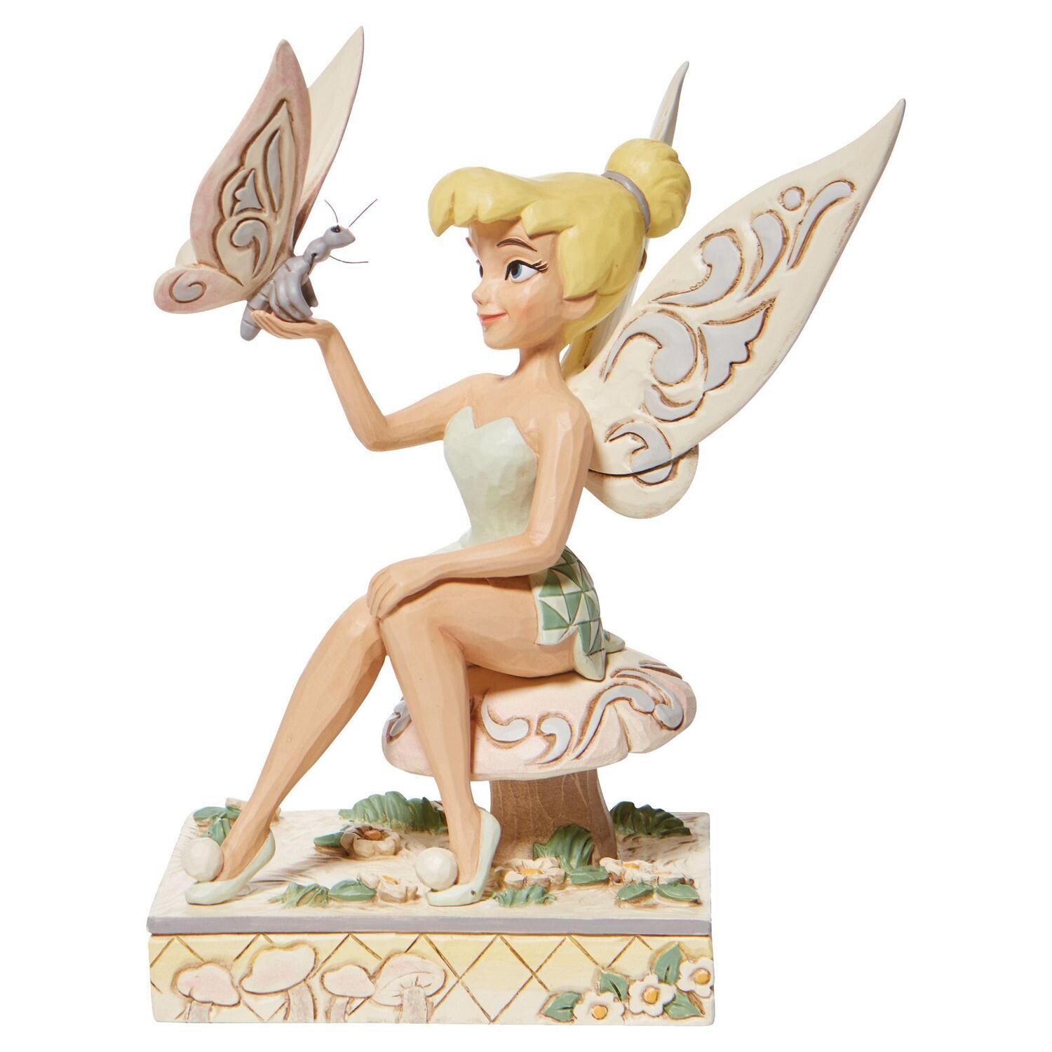 Disney - Jim Shore Tinkerbell White Woodland