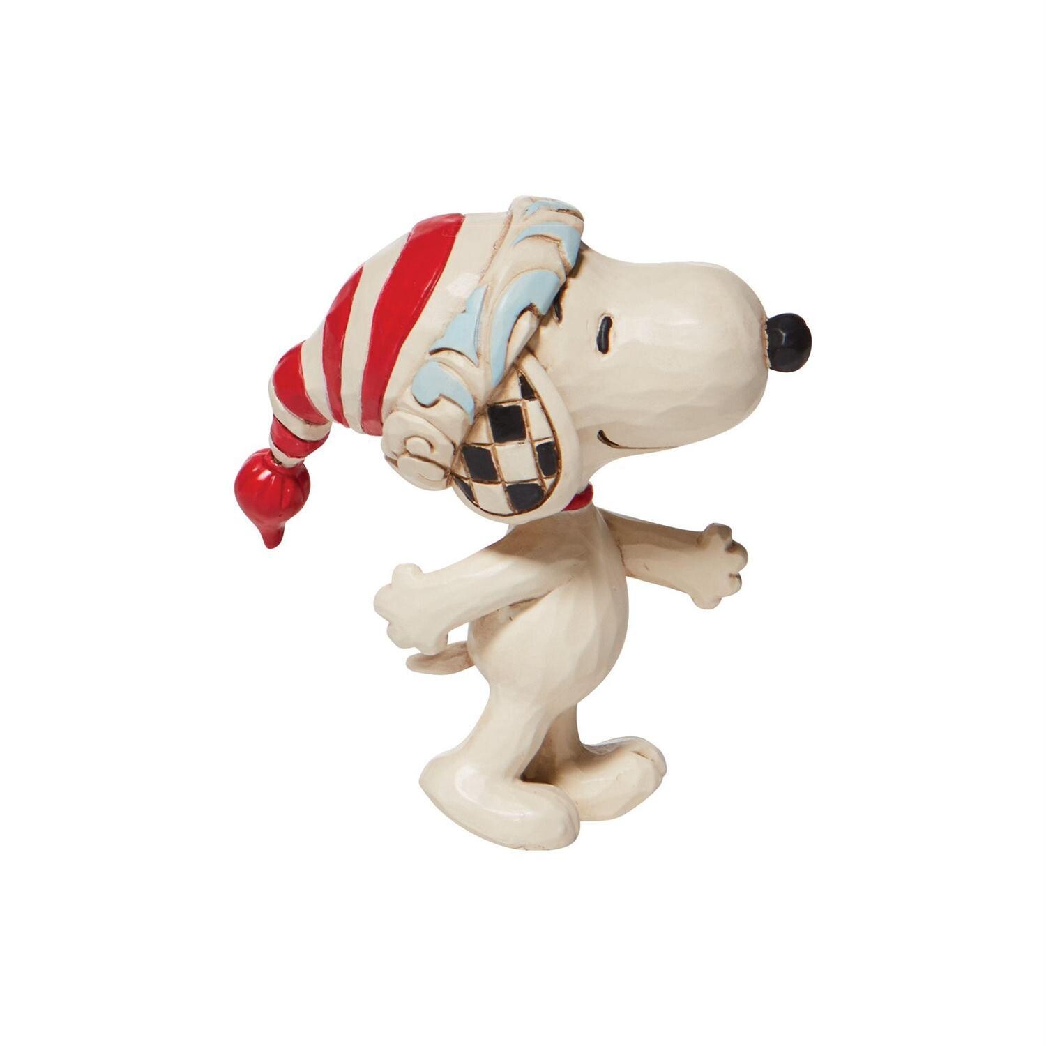 Jim Shore - Peanuts Mini Snoopy with Red and White Cap