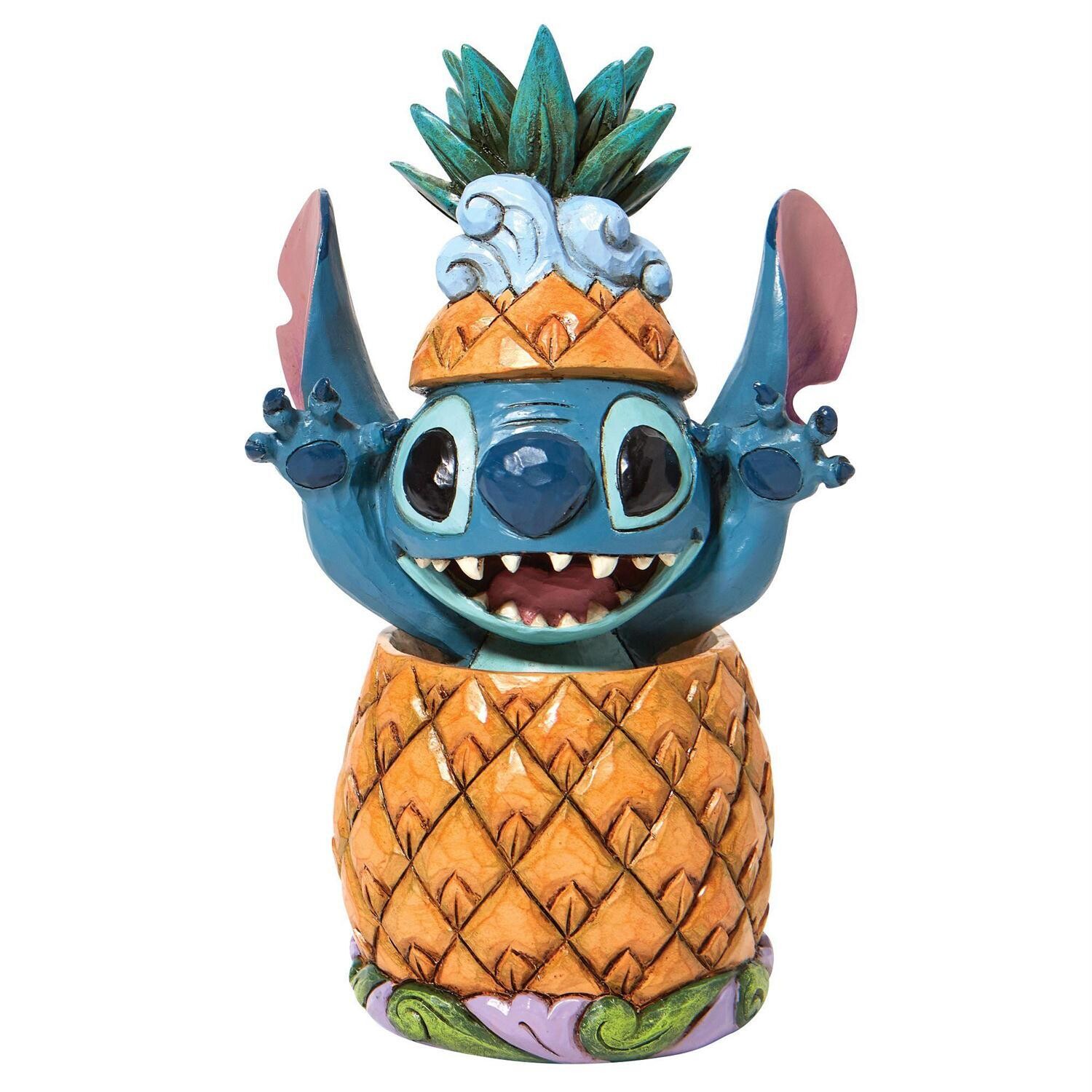 Disney - Jim Shore Stitch in a Pineapple