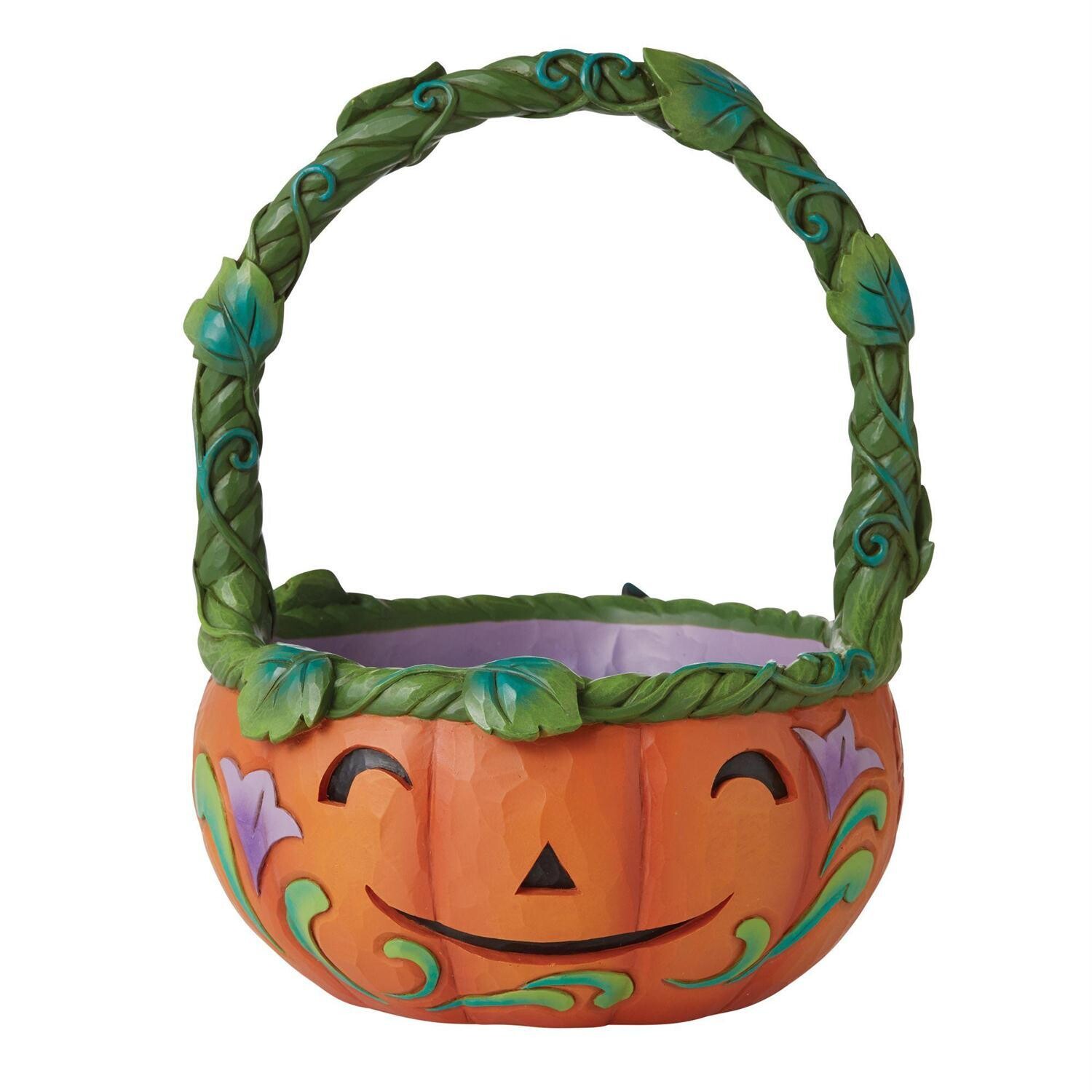 Jim Shore - Halloween Basket Two Sided