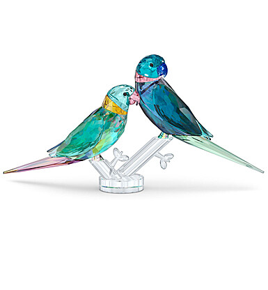 Swarovski - Jungle Beats Parakeet Couple Fife &amp; Fifer
