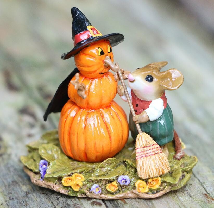 Wee Forest Folk - Pumpkin Snowman Orange