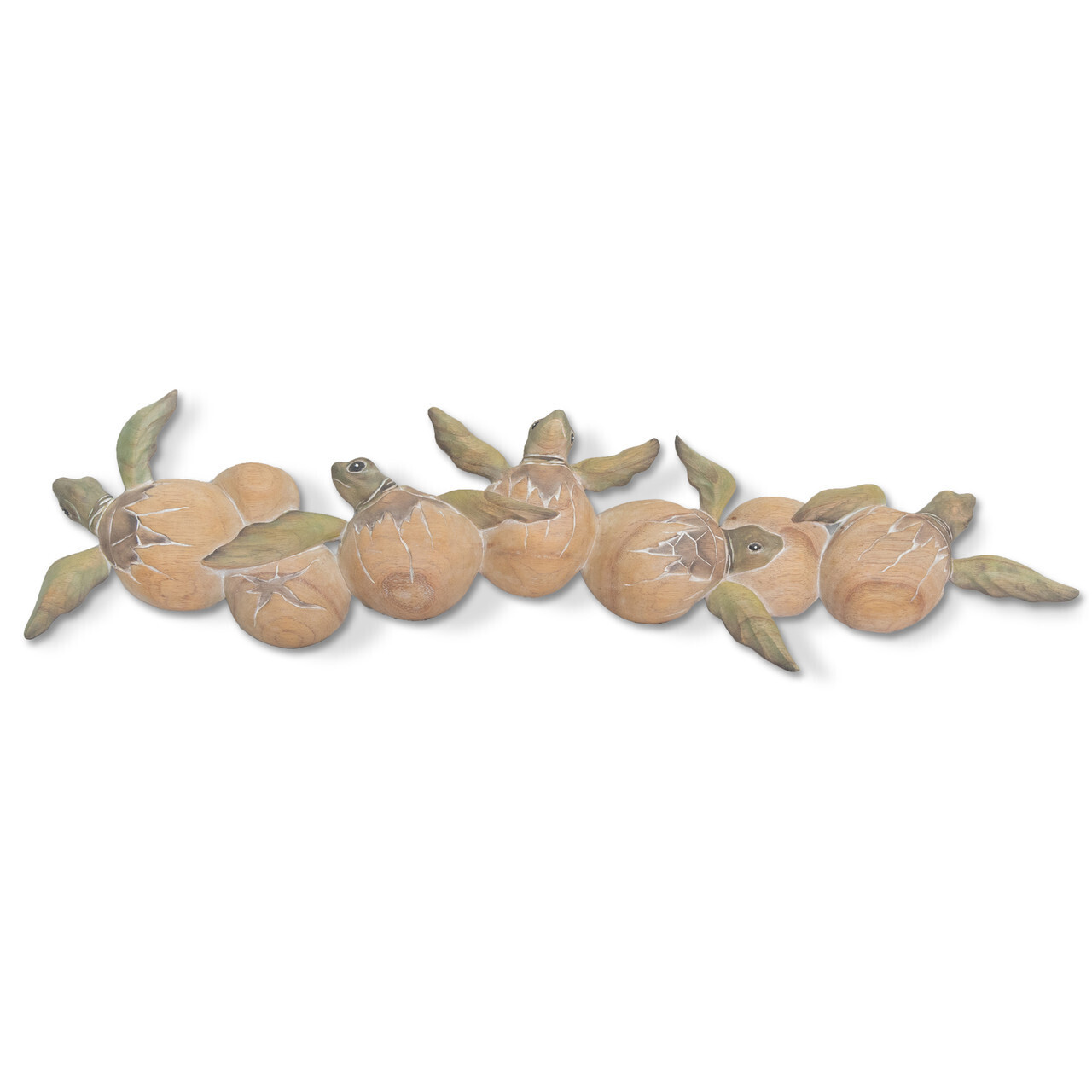 Turtle Hatchlings Swag Wood Wall Art