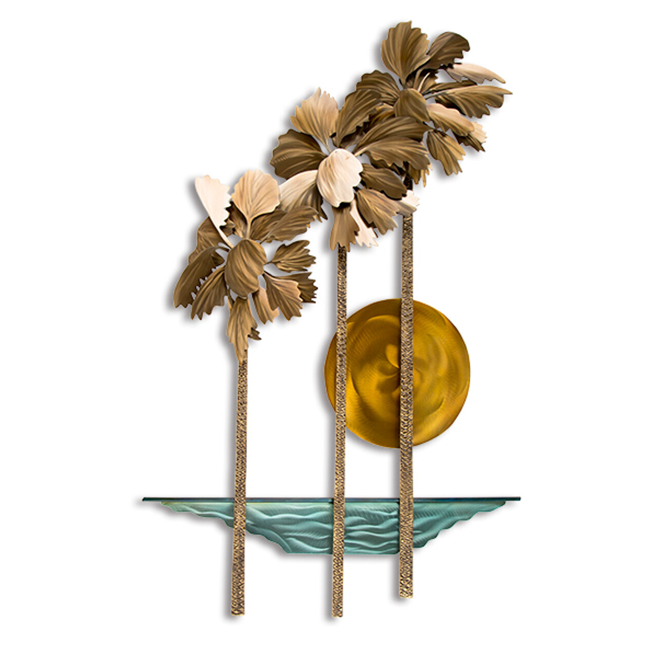 Pacifica Palms Metal Wall Art