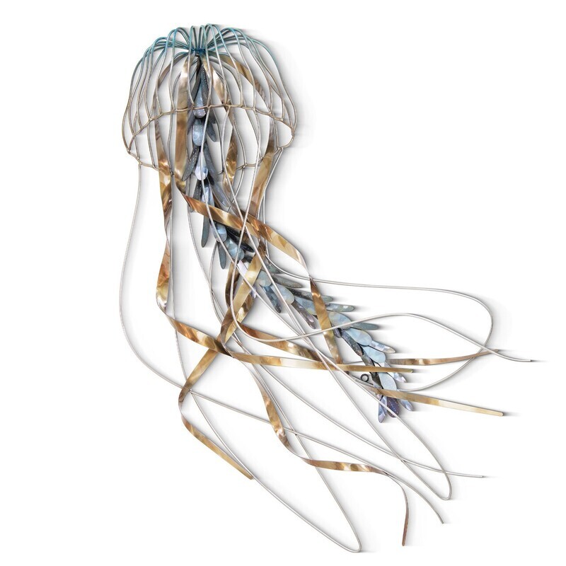 Jellyfish Metal Wall Art