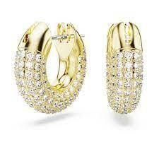 Swarovski - Dextera Hoop Goldtone Earring