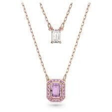 Swarovski - Millenia Layered Necklace Rose Goldtone