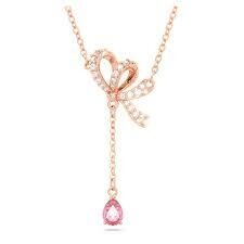 Swarovski - Volta Y Necklace Rose Goldtone