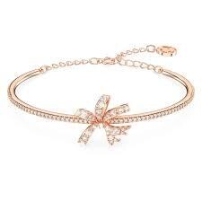 Swarovski - Volta Bangle Rose Goldtone