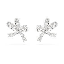 Swarovski - Volta Silvertone Earrings