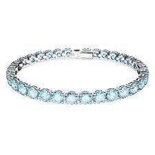 Swarovski - Matrix Round Blue Tennis Bracelet