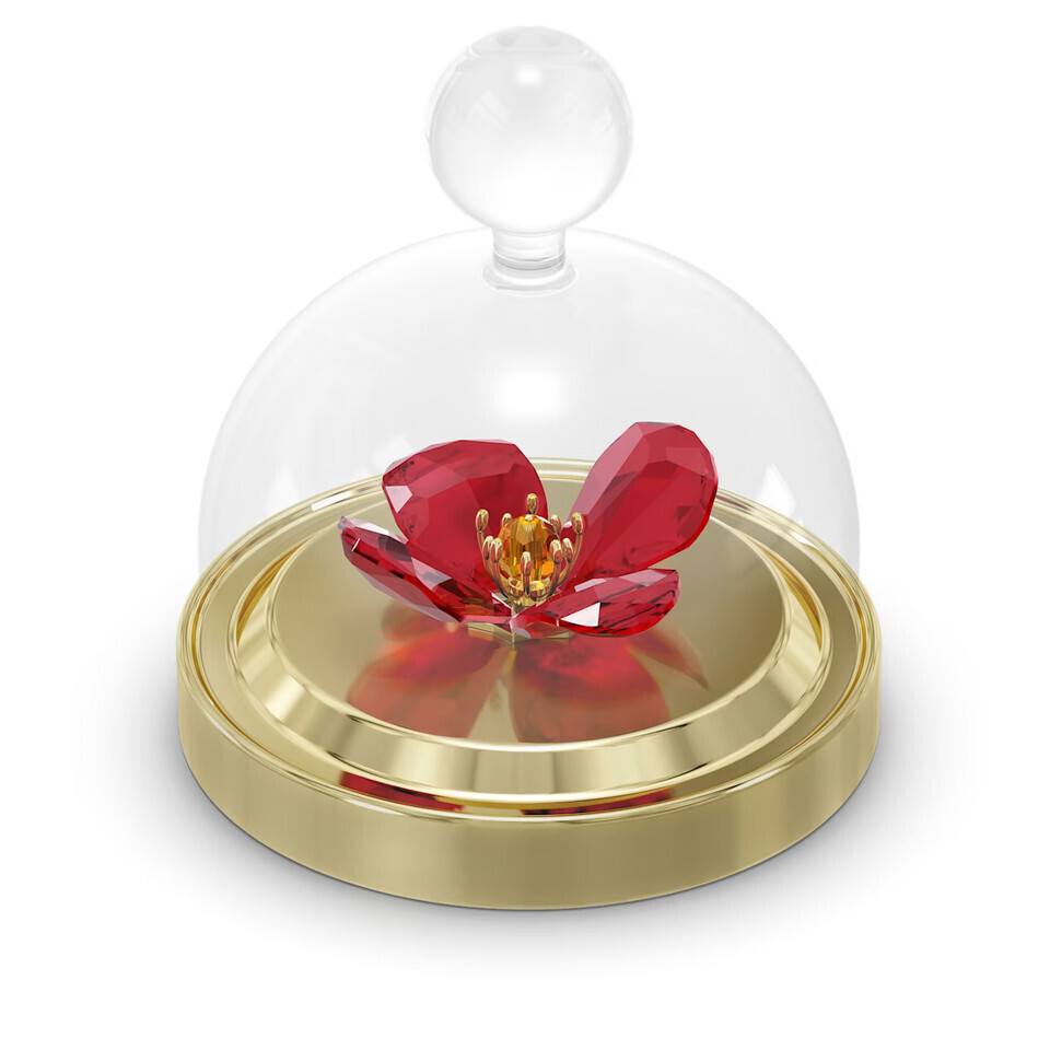 Swarovski - Red Poppy Bell Jar