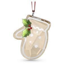 Swarovski- Gingerbread Mitten Ornament
