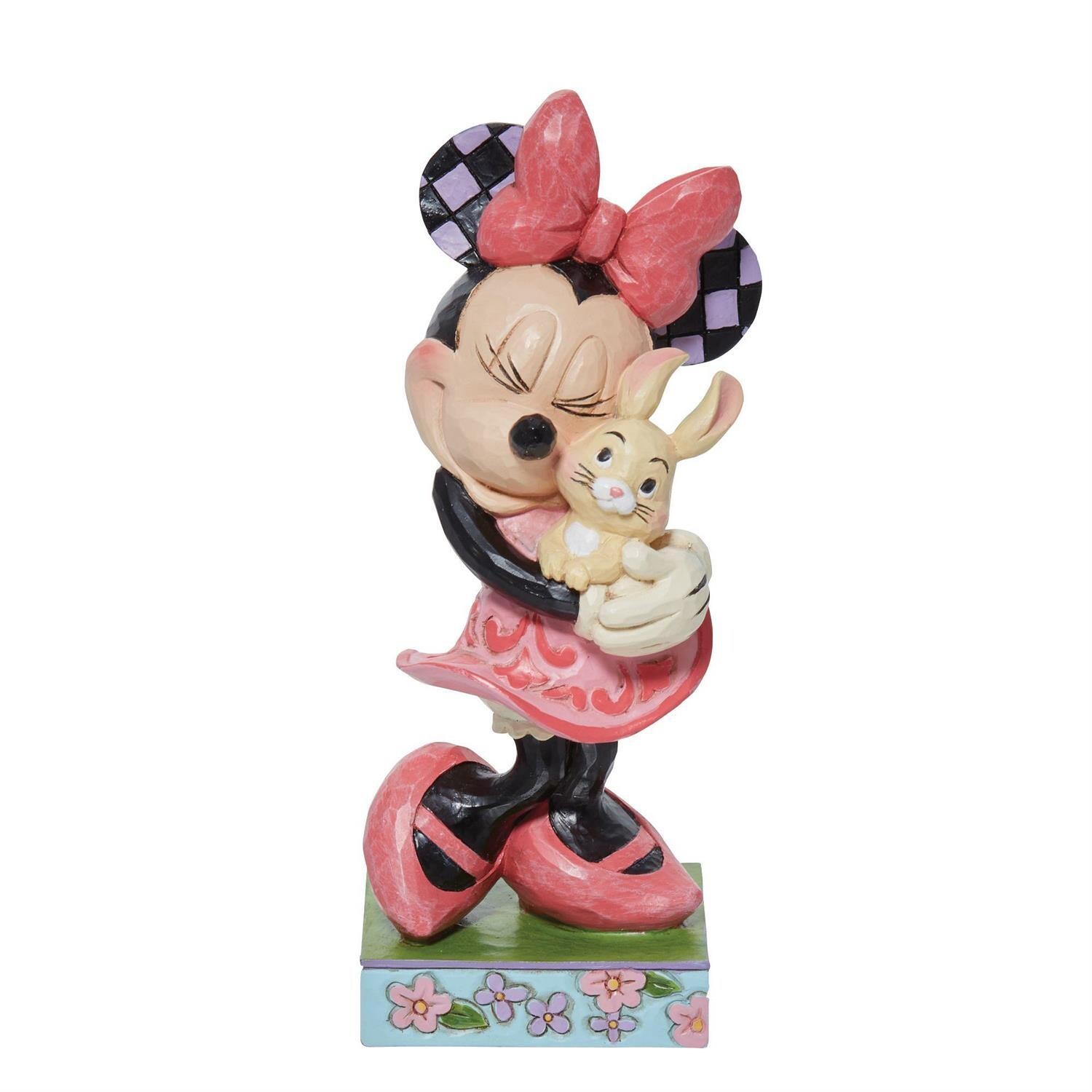 Disney - Jim Shore - Minnie Holding Bunny