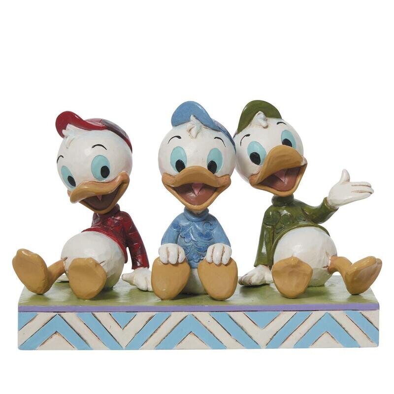 Disney - Jim Shore - Huey Dewey &amp; Louie Sitting