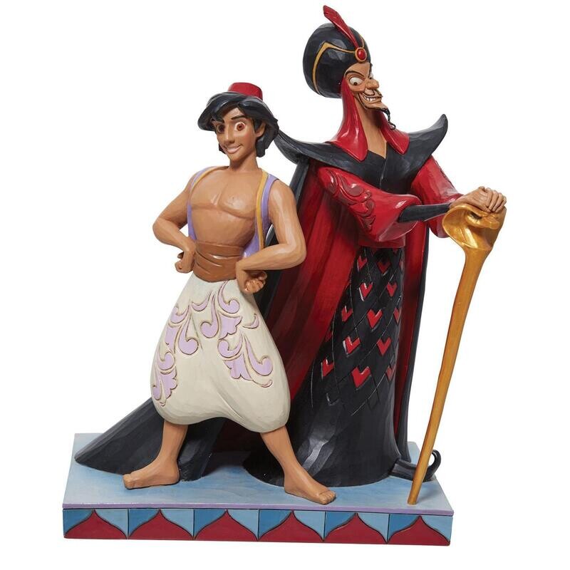 Disney - Jim Shore - Aladdin &amp; Jafar Good Vs. Evil
