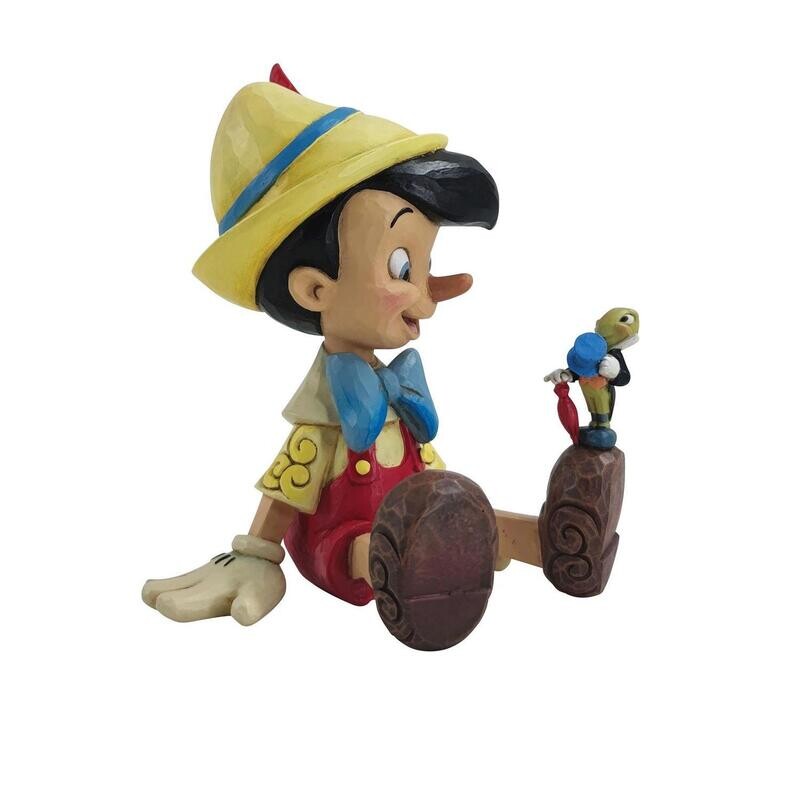 Disney - Jim Shore - Pinocchio &amp; Jiminy Sitting