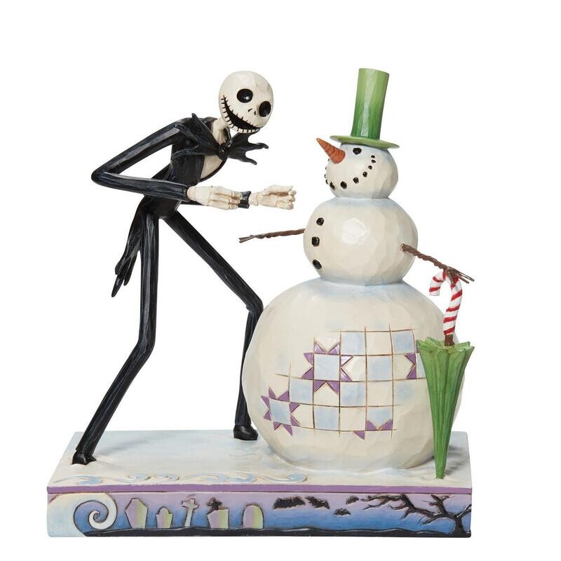 Disney - Jim Shore - Jack W/Snowman
