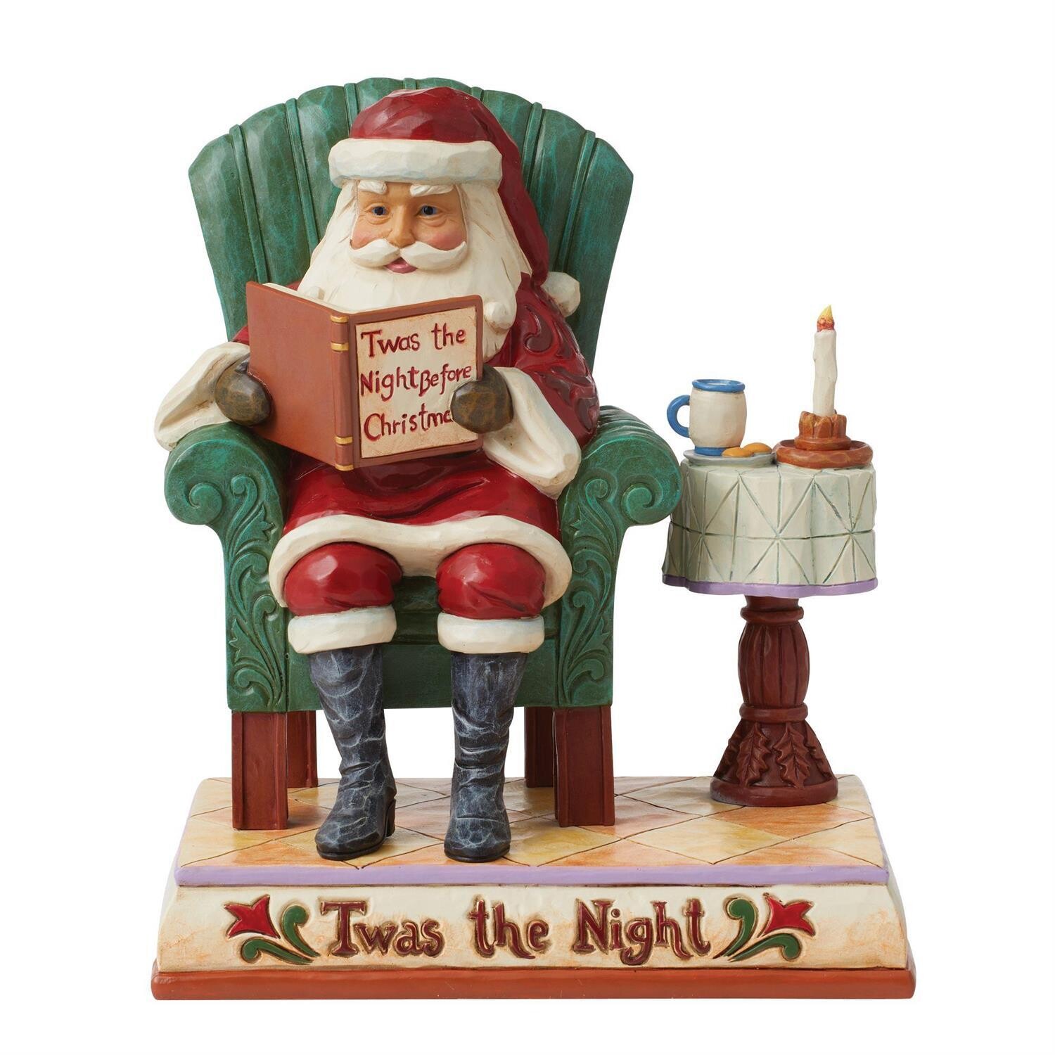 Jim Shore - Twas The Night Santa Reading