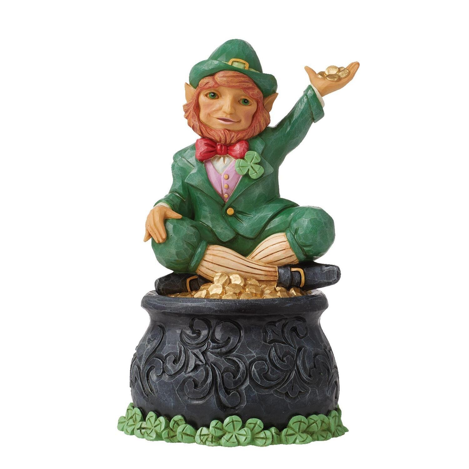 Jim Shore - Leprechaun on Pot Of Gold