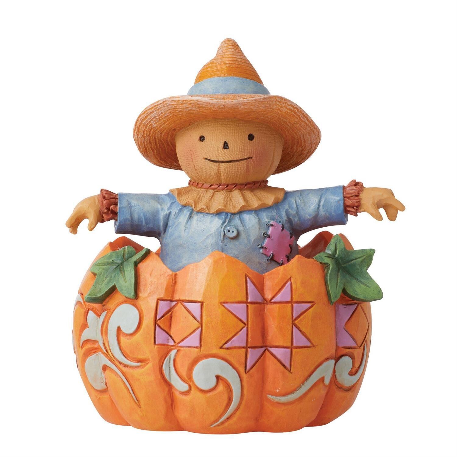 Jim Shore - Pumpkin and Scarecrow Figurine
