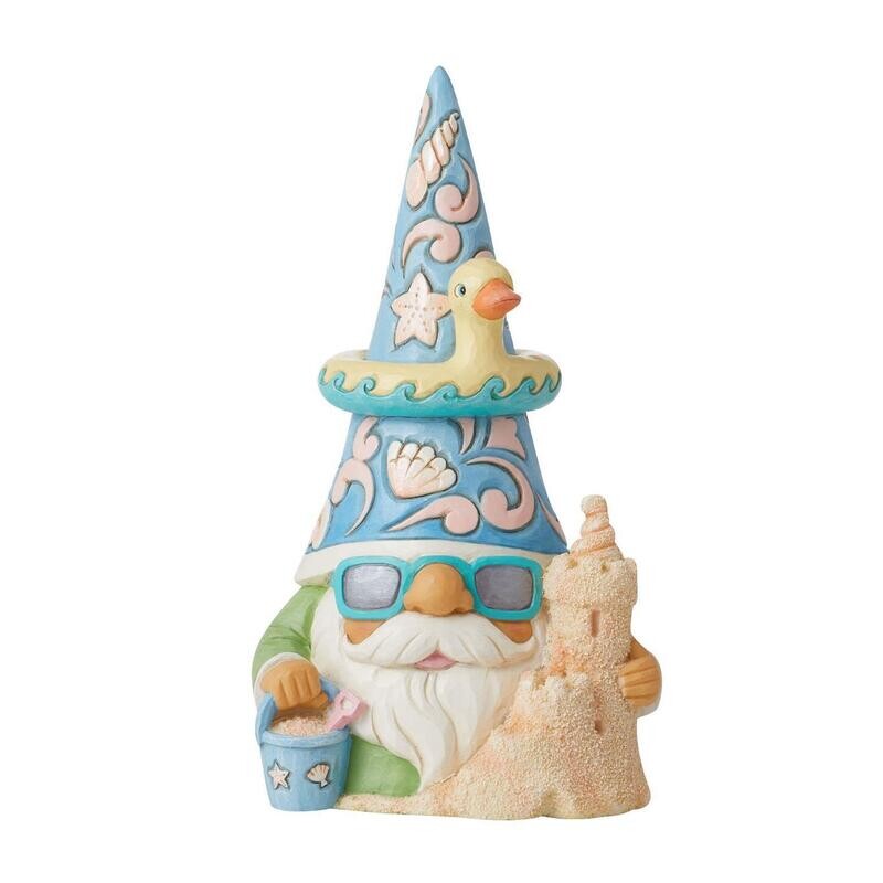 Jim Shore - Coastal Gnome and Sandcastle