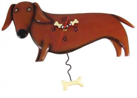 Oscar the Dachshund Clock