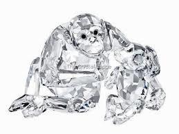 Swarovski - Chimpanzee Mother with Baby