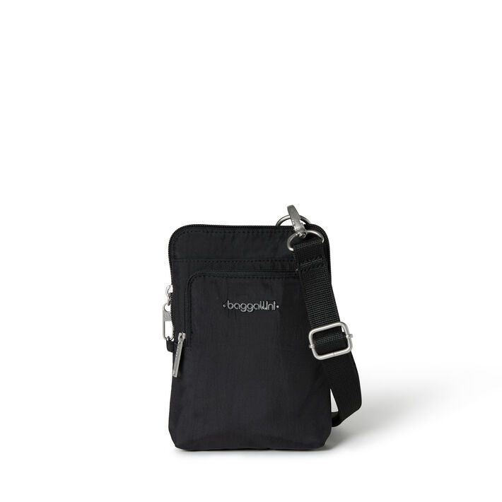 Baggallini -Anti-theft Activity Security Crossbody Bag Black