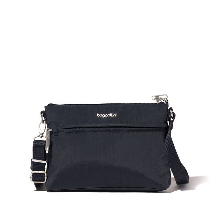 Baggallini-Anti-theft Memento Crossbody Bag- French Navy