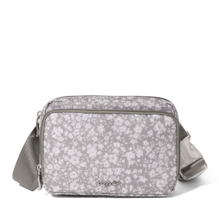 Baggallini-Modern Belt Bag Sling Lt Grey Petal