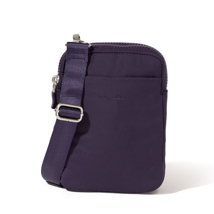 Baggallini- Modern Take Two Rfid Crossbody-Plum Twilight
