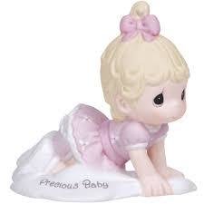 Precious Moments - Baby Growing In Grace-Precious Baby Blonde Girl