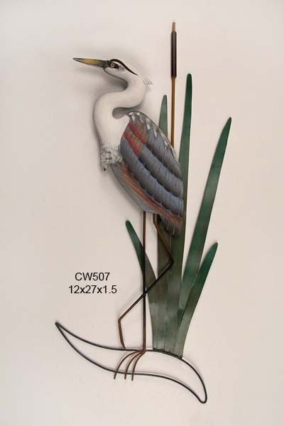 Blue Heron, Head Up Wall Art